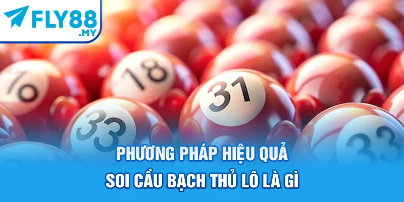 Phương pháp hiệu quả soi cầu bạch thủ lô là gì